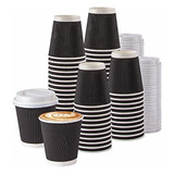 Paquete De 50 Vasos De Papel Café Desechables De 10 Oz...