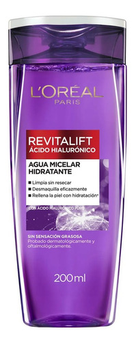 Agua Micelar L'oreal París Revitalift Hialurónico 200ml