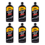 Kit 6 Ceras Para Auto Color Negra Formula 1 16 Oz.