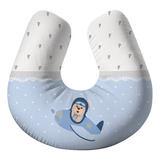 Almofada De Amamentação Travesseiro Ursinho Avião Bebê Am139