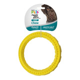 Juguete Masticable Aro Grandamarillo Morder Perro Fancy Pets