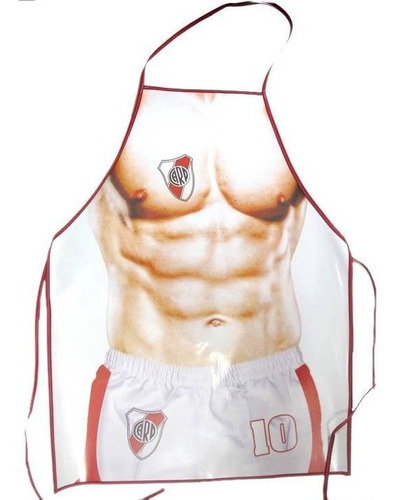 Delantal Cocina Sexy Erotico Divertido Futbol River 50x65