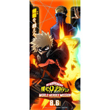 Quadro Poster Decoração Mdf Bakugou E Jeanist Boku No Hero 3