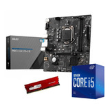 Kit I5 10ª Geração C/ Vídeo Integrado, 16gb Ddr4, Cooler Rgb