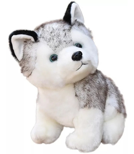 Peluche Cachorro Juguete Felpa Husky Siberiano 20cm Alaska