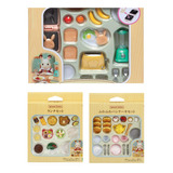 Set De Desayuno, Postres Y Comida Calico Critters Sylvanian 