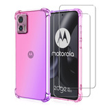 Zmone Funda Para Motorola Edge 30 Neo Case Con Mica De Vidri