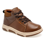 Bota Casual Niño Dogi 6326 Cafe Piel  15-21 125-042 T3