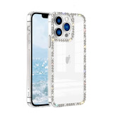 Funda Para iPhone 14 Pro Max, Transparente Con Diamantes 