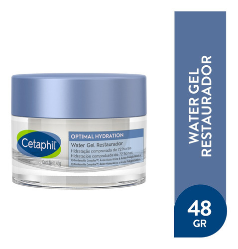 Cetaphil Optimal Hydration Water Gel Restaurador Facial 48g 