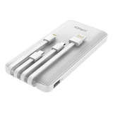 Power Bank Kaidi 10000mah Carregador Portátil 4 Cabos Kd-953