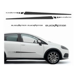 Adesivo Compatível Punto Blackmotion Fibra De Carbono F568 Cor Preto