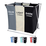 Brightshow Canasta Organizadora De Ropa Sucia, 240 l, 3 s.