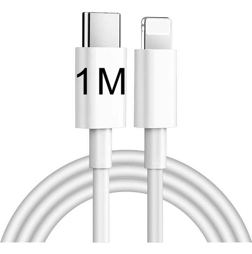 Cable De Carga Rápida Tipo C Para iPhone iPad 1 Metro 20 W