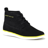 Zapato Perry Ellis - 6116 - Negro - Piel Porcina