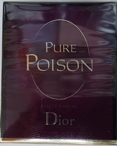 Perfume Pure Poison Dior Eau De Parfum X 100ml Original