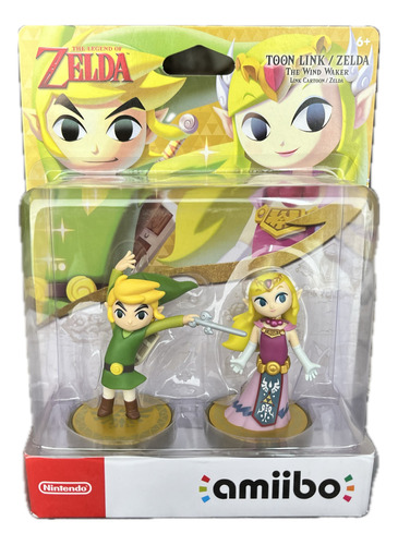 Amiibo Toon Link Y Zelda / The Wind Waker