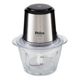 Processador Philco Inox Glass 350w Pps01i Cor Preto/inox 127v