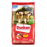 Alimento Seco Para Perro Donkan Carne Y Cereales 22kg