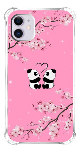 Capa Capinha De Celular Personalizada Panda Love Cerejeira