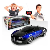 Carrinho Brinquedo Controle Remoto Bugatti Presente Menino