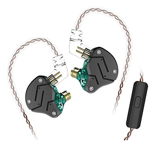 Auriculares In-ear Kz Zsn Dual Driver Con Cable Desmontable