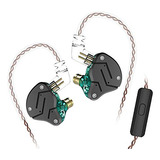 Auriculares In-ear Kz Zsn Dual Driver Con Cable Desmontable