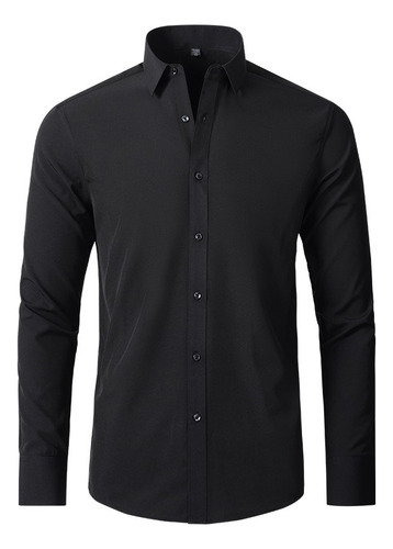 Camisa Slim Fit Manga Larga Para Hombre Casual Casey Kevin