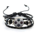 Pulsera Cuero Diseño Joystick Video Juego  Ajustable 