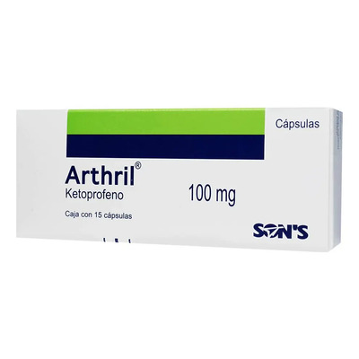 Arthril Cápsula 100 Mg, 15 Cápsulas | MercadoLibre