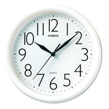 Reloj De Pared Casio Analogo Blanco 