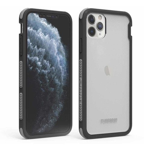 Funda Puregear Dualtek Clear Black iPhone 11 Pro Max