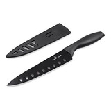 Cuchillo Antiadherente Culina, Para Sushi, 20.3cm, Negro