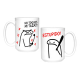 Tazón Taza Diseño Meme Flork No Tomes Mi Taza 450ml 