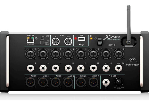 Mesa De Som Digital Behringer X-air Xr16 16 Canais Bivolt