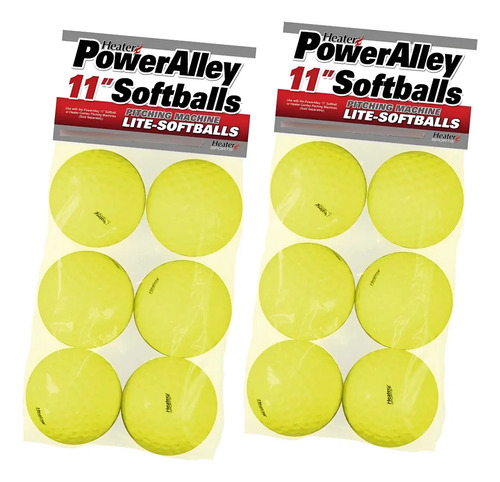 Pelotas Lite Power Alley Para Máquina Picheo Softball 11puLG