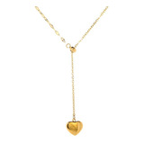 Collar Corazón Cadenas De Oro Accesorios Mujer, Regalos