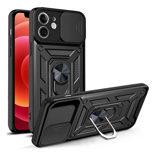 Funda Estuche Slider Con Anillo Compatible Con iPhone 11