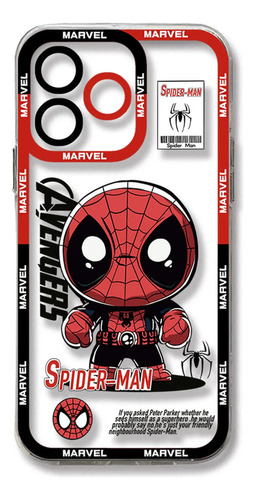 Funda De Teléfono Marvel Avengers Spiderman Para iPhone 15,