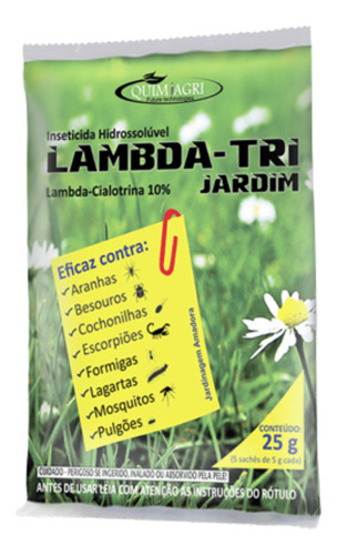 Repelente Lambda Tri Mata Insetos 25g Anti Pragas Quimiagri