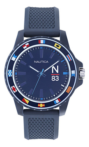 Reloj Para Hombre Nautica Finn World Napfwf307 Azul