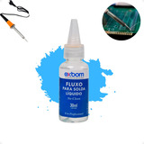 Fluxo P/ Solda Líquido No Clean 30ml Reballing Estanho C/ Nf