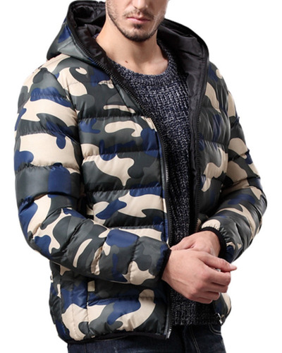 Abrigos Para Hombre Chaqueta De Invierno Over Outwear Camufl