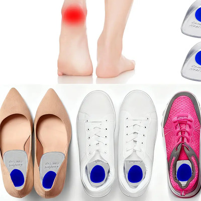 4 Par Plantillas de Gel Ortopedicas,Talonera Silicona Almohadillas U Forma para Fascitis Plantar,Tendinitis de Aquiles,Espolon Calcaneo,Plantilla de Talón con Amortiguación,Cojín para Dolor de Tendón | MercadoLibre