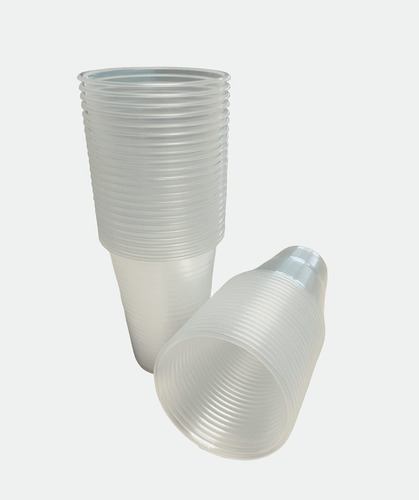 Vaso Plástico Transparentes Desechable 12 Oz/350cc 100 Unid.