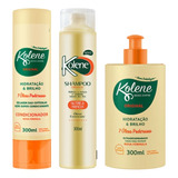 Kit Kolene Original Shampoo+cond+creme Pentear