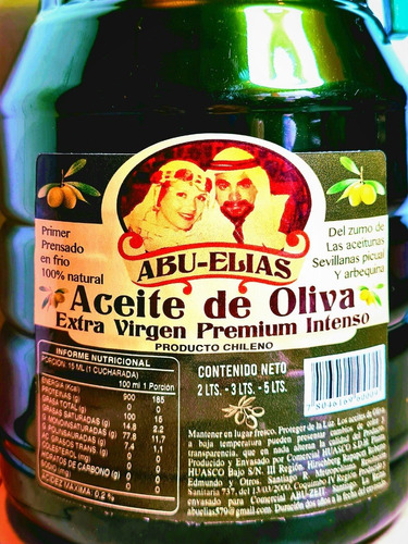 Aceite Oliva Extra Virgen Premium Intenso 2 Litros Bidón Pet