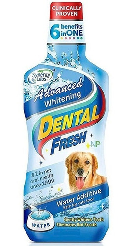 Dental Fresh Advanced Whitening Higiene Bucal Perro 503ml Np