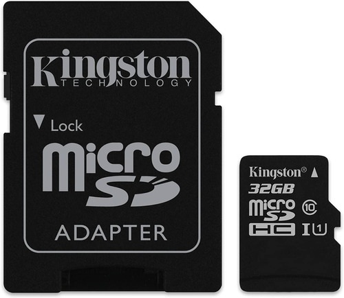 Tarjeta De Memoria Sd10 Kingston® 32gb, Con Adaptador, 10v2