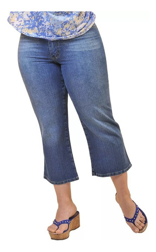 Capri Jean Talles Super Especiales ¡¡ Jean Y Negro ¡elastizo